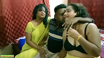Scared Indian Bengali Boy Gets Dominated By Two Horny Milf Bhabhis In Wild Threesome