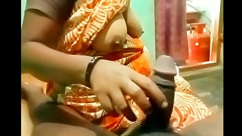 Auntie’s Skilled Hands Molding A Young Man’s Hard Cock