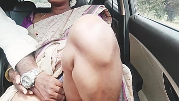 Hot Indian Aunty With Huge Tits In Saree Fucks Son-in-law During Steamy Car Ride – Nasty Telugu Whispers