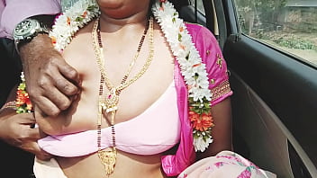 Desi Aunty Getting Nasty In The Car With Wild Dirty Talk And Moans