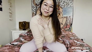 Adorable Asian Babe Gets So Turned On Making Her First Solo Vid Just For Us
