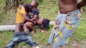 Two College Dudes Went Deep Into The Woods For Some Risky Outdoor Action, Fucking Hard While Locals Walked Right By.