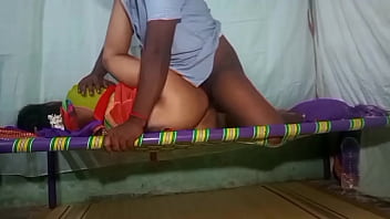 Tamil Aunty In Her Saree Getting Pounded Doggy Style At Home