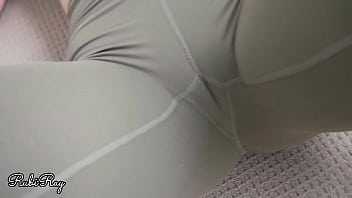 Filled My Step Sis’s Yoga Pants With A Load Before She Hit The Gym
