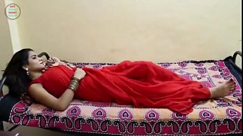 Desi Bhabhi Gets Pounded While Still Wrapped In Her Red Saree
