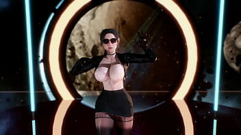 Curvy Korean Babe With Thick Thighs Shaking It In A 3d Dance Cover