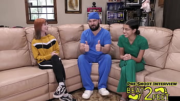 Getting A Foot Job From Ditria Rose On The Casting Couch