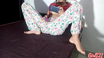 Caught In The Act: Desi Babe Getting Herself Off
