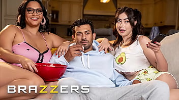 Ashlyn Peaks And Chloe Surreal Finally Get Their Crush Over For Movie Night, And Things Get Wild With A Steamy Threesome.
