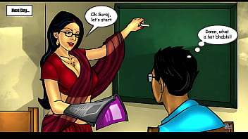 Savita Bhabhi Gets A Private Lesson From Her Hot Tutor