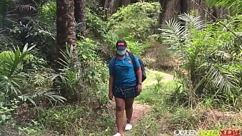 Lost In The Woods, This College Coed Gets Passed Around By Two Bikers Who Take Turns Trying Every Position In The Book.