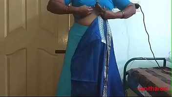 Hot Desi Aunty From Kerala In Saree Flashes Her Big Tits And Shaved Pussy While Changing For A Party, Ready To Cheat And Make A Dirty Video