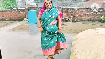 Soaked In The Storm: Bhabhi’s Moans Echo In Hindi As She Gets Pounded