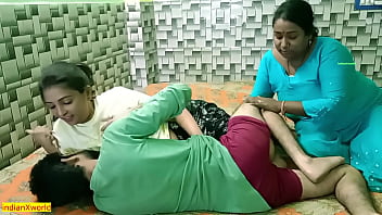 My Hot Indian Girlfriend Let Me Smash Her And Her Sexy Sister-in-law! Crazy Threesome Action!
