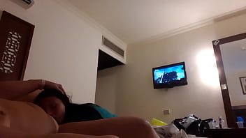 Hotel Room Throat Fuck With My Girlfriend – Lesbian Fantasy