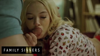 Kenzie Reeves Dominates Her Stepbrother Nathan Bronson And Takes Charge Of His Massive Cock In This Steamy Family Taboo Scene.