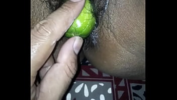 Desi Bhabhi Getting Down And Dirty With A Cucumber