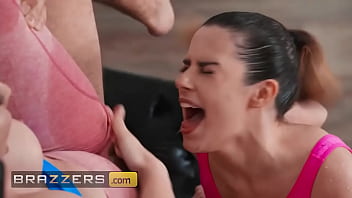 Yoga With Keira Croft And Chanel Camryn Gets Soaked When Mick Blue Joins Their Steamy Session, Turning It Into A Messy Squirt Fest.