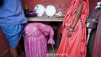 Desi Step Family Ka Kitchen Mein Ganda Maza