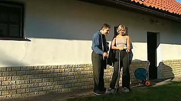 Bubbly Country Girl Gets Double Teamed By Local Studs