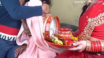 Indian Desi Karwa Chauth Ka Maza, Hindi Mein Chudai