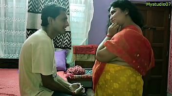 Sizzling Indian Bhabhi Seduces Innocent Young Stud With Her Wild Moves And Moans You Can Hear Every Detail