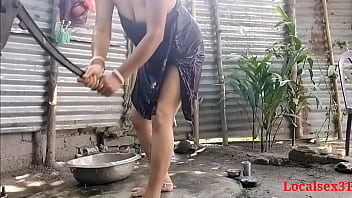 Hot Village Wife Gets Nailed Outside By Her Husband’s Buddy