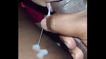 Young Indian Babe Gulping Down A Hot Load
