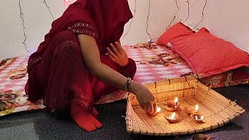 Diwali Delight: Getting Wild With My Boyfriend And His Sexy Bhabhi In Our Hot Indian Village