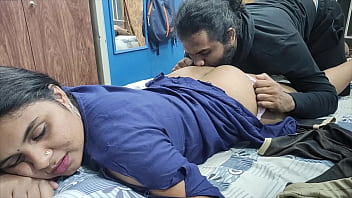 Desperate Mallu Aunty Sneaks Off To Strip And Stroke Her Young College Friend’s Stiff Cock