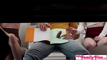 Step Mom Tells You To Sit Your Ass Down With That Tiny Pecker And Wait Until We Finish Dessert