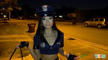 Spooky Asian Teen Vina Sky Gets Her Tight Little Pussy Stuffed On Halloween